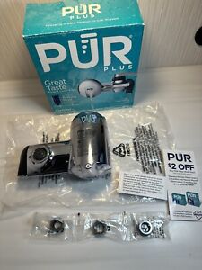 New Pur Plus Mineral Core Filter Chrome Faucet Filtration System PFM400H
