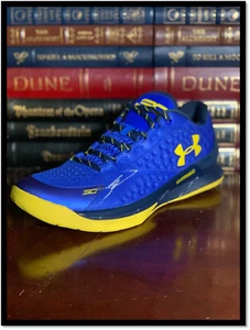 STEPHEN CURRY SIGNED Golden State Warriors Under Armor Shoe New JSA LOA - Picture 1 of 4