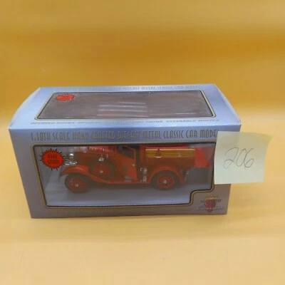 Camioneta Ford Fire Chief Motor City 1931 escala 1:18 2002 diecast madera real Foto 1 de 4
