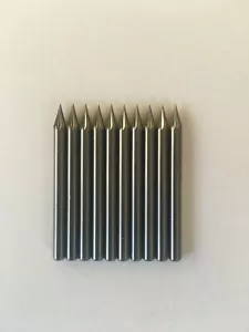 Nuevo Lote de 10 Cortadores de Carburo de Tungsteno Dremel 9909 Punto 1/8" - Imagen 1 de 1