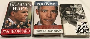 LOT OF 3 BOOKS ON LIFE AND PRESIDENCY OF BARACK OBAMA & HIS FATHER BARACK OBAMA - Picture 1 of 11