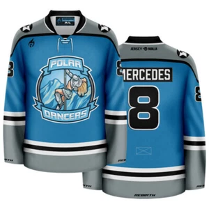 Polar Dancers Funny Hockey Jersey - Picture 1 of 16