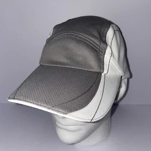 REI Running Hat Gray and White Mesh Breathable Strapback - Picture 1 of 7