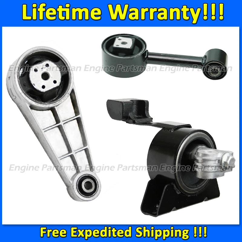 Крепление крутящего момента и трансмиссии K0869 3x для 04–10 Chevrolet Optra/Suzuki Forenza/Reno 2,0 л - Изображение 1 из 1