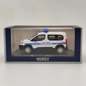 Norev 1/43 Peugeot Rifter Van Diecast Model Police Car Christmas Gift Collection - Picture 1 of 7