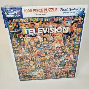 NEU White Mountain Puzzle TV HISTORY 1000 Stck. Collage #10312 (2006) - Bild 1 von 7