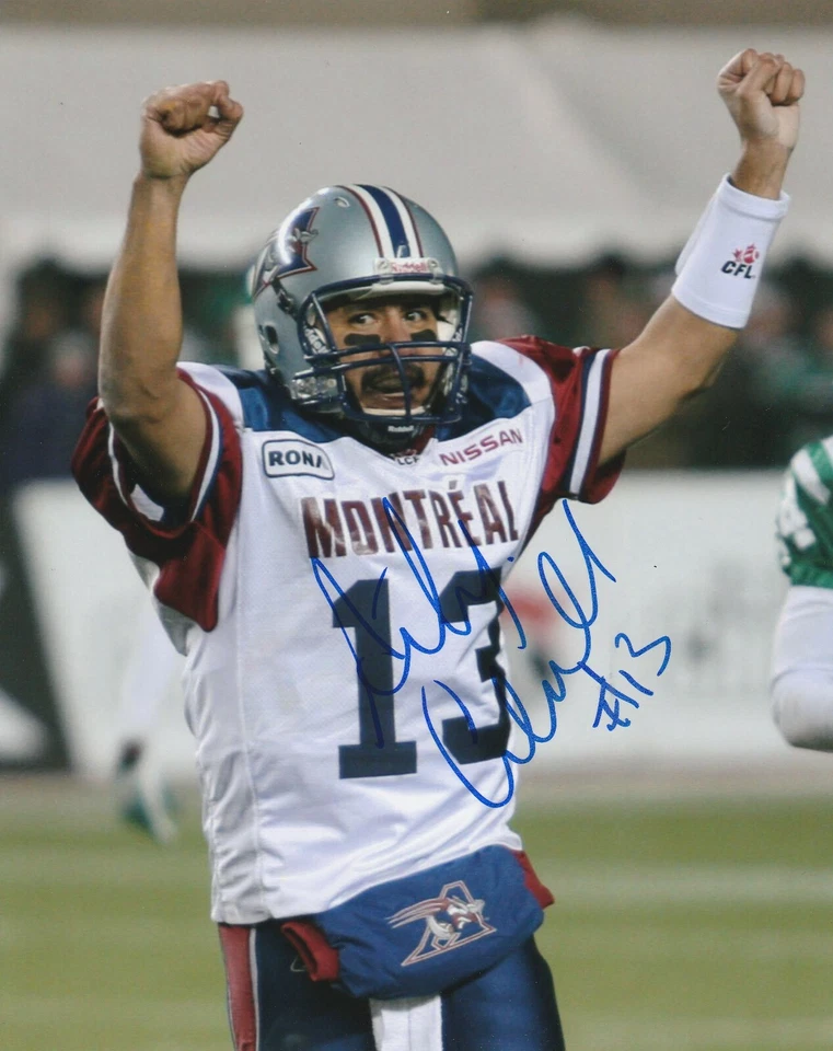 ANTHONY CALVILLO SIGNED MONTREAL ALOUETTES 8X10 PHOTO  # 4 - Imagem 1 de 1