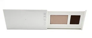 Clinique All About Eye Shadow duo: AC French Roast/04 Ivory Bisque Bronze ~1.7g - Picture 1 of 3