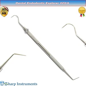 Dental Endodontic Explorer 23/6 Probe Diagnostic Cavities Scraper Tartar Remover - Bild 1 von 1