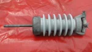 NGK Japan High Voltage Line Pole Insulator Assembly 6-tier Grey Ceramic 3/4" Pin - Imagen 1 de 9