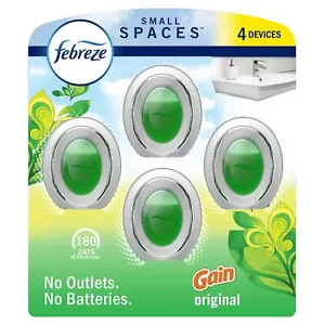 Febreze Small Spaces Plug-in Lufterfrischer Alternative Gain Original 4er-Pack - Bild 1 von 7