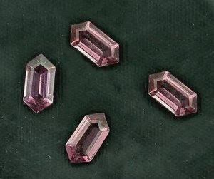 2 - 6x3 Fancy Tapered Hexagon Marquise Custom Rhodolite To Red Garnet 6mm x 3mm - Picture 1 of 1