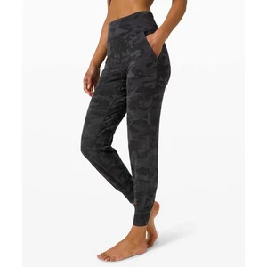 Lululemon Align Jogger 28" Black Gray Camo Nylon Athletic Joggers Legging Size 0 - Picture 1 of 12