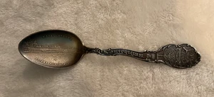 Antiker Sterling Silber Souvenir Löffel, Hotel Ottawa, Ottawa Beach Mich 5,75" - Bild 1 von 5