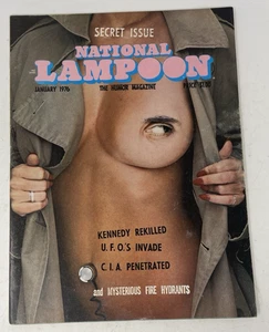 National Lampoon Magazine January 1976 Secret Issue Humor - Picture 1 of 3