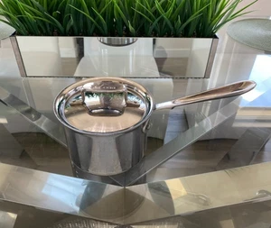 All-Clad polierter Edelstahl D5 2 Quart Soßenpfanne 5-lagig Antihaft mit Deckel - Bild 1 von 9