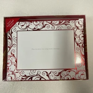 M. Middleton Holiday Photo Cards 12ct Foil Lined Envelopes 4x6 Frame - Picture 1 of 12