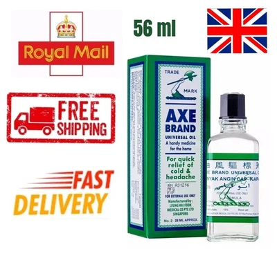 Aceite universal marca AXE alivio del dolor gripe resfriada dolor muscular dolor de cabeza frío 56 ml  - Imagen 1 de 4