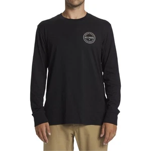 Billabong Mens Rotor Long Sleeve T-Shirt Top Tee Shirt Cotton Crew Neck Graphic - Picture 1 of 5