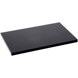 Plymor Black Acrylic Rectangular Display Base, 5" W x 3" D x 0.25" H - Picture 1 of 1