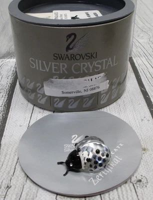 Figura Ladybug Cristal Swarovski: Como Nueva, Caja Original y Certificado de Autenticidad de 1995 Retirado Foto 1 de 4