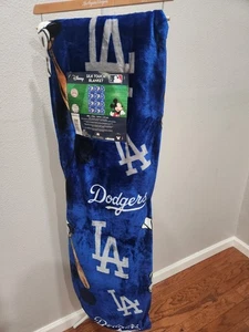 COPERTA LA DODGERS DISNEY SILK TOUCH MICKEY SHOTOUT-DODGERS 66 pollici x 95 pollici nuova con etichette 2025 - Foto 1 di 5