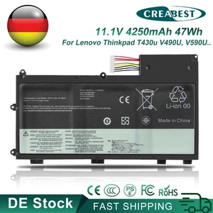 11,1V 45N1088,45N1089,45N1090 Bateria do Lenovo ThinkpadT430u, V490U, V590U, L11S3P51 - Zdjęcie 1 z 11