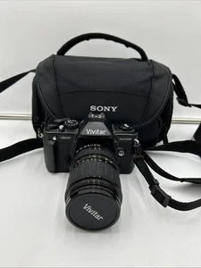 Vivitar V3800N SLR 35mm Film Camera Multi Exposure with 70 mm Lens Kit and Case - Picture 1 of 14