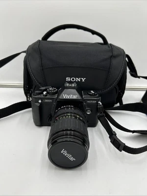 Vivitar V3800N SLR 35mm Film Camera Multi Exposure with 70 mm Lens Kit and Case - Image 1 of 4