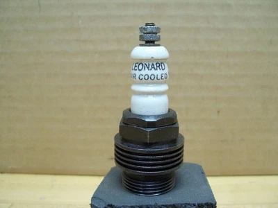Vintage Old Rare Leonard Air Cooled 2-A Spark Plug - Image 1 of 4
