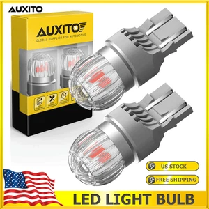 AUXITO 7443 Red LED Brake Turn Signal Tail Parking Light Bulbs 7440 7444 T20 New - Bild 1 von 8