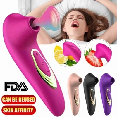 2025 Vibrador de succión Succionador de clítoris Mujeres Punto G Masajeador Consolador Juguetes sexuales para adultos Foto 1 de 4