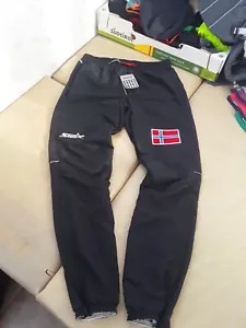 SWIX NORWAY brand Olympic team WIND stretch MEN size M pants trousers leggings - Picture 1 of 10