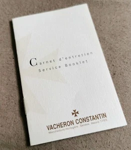 Vacheron Constantin Original Serviceheft offen Rohling schöner Zustand - Bild 1 von 7