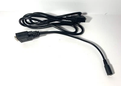 Cavo VGA maschio maschio con jack DC femmina - Immagine 1 di 3