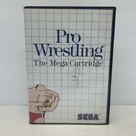 Pro Wrestling The Mega Cartridge Sega Master SEGA Case and Cartridge FAST SHIP