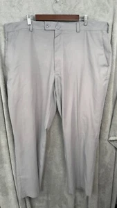 Alan Flusser Golf Pants Men's 44x30 Off White Polyester Slash Pockets Flat Front - Picture 1 of 8