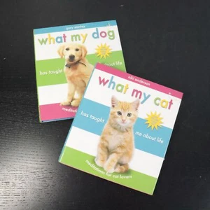 2 Stück Was meine Katze & mein Hund mir über das Leben beigebracht hat Hardcover christliche Geschenkbücher - Bild 1 von 11