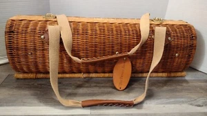 Vintage Picnic Time Wicker Basket And Grill Accessories Set W/Apron, Chefs Hat.. - Picture 1 of 16