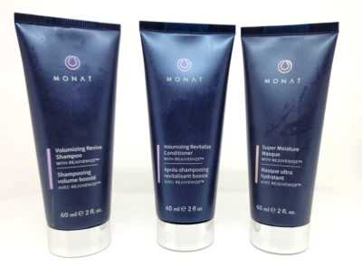 CHAMPÚ Y ACONDICIONADOR VOLUMINIZADOR 3 MESES 2 OZ, MASCARILLA SÚPER HIDRATANTE Tamaño de viaje Foto 1 de 4