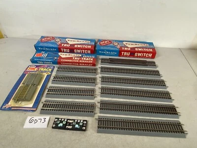 Tru HO Switch Model Train Track Tru-Scale Lot box 6D73 - Image 1 of 4