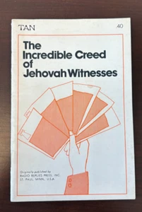 F Das unglaubliche Glaubensbekenntnis der Zeugen Jehovas Väter Rumble & Carty 1977 Booklet - Bild 1 von 3