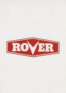 Rover - Scott Bonnar Vintage Mower Repro Red Decal 165mm. - Picture 1 of 1