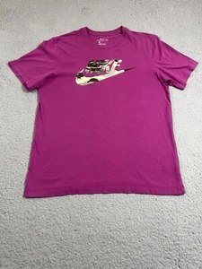 Nike The Nike Tee Shirt Unisex M Fuchsia Camo Swoosh Sportswear 1972 CU8914 - Picture 1 of 10