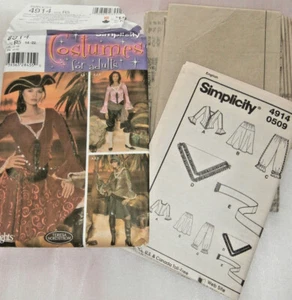 Simplicity 4914 Female Pirate Costume for Women size 14-22 - Picture 1 of 1