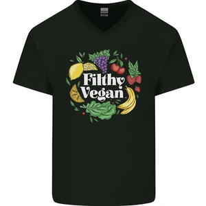 A Filthy veganes Herren-T-Shirt Baumwolle mit V-Ausschnitt - Bild 1 von 31