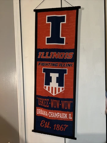 Illinois Fighting Illini Heritage Banner OSKEE-WOW-WOW New Cover