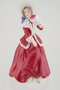 Royal Doulton Fine Bone China Figure Christmas Morn HN3212 c1988 4" Inch - Picture 1 of 4
