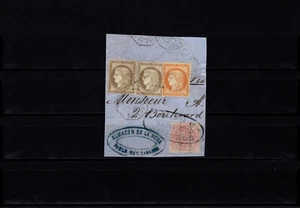 Venezuela 1876, Scott Nr. 46 mit Kombination auf Briefstück, Attest Moorhouse - Bild 1 von 2