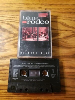 Blue Rodeo - Diamond Mine - CASSETTE Tape WEA 1989 - Image 1 of 2